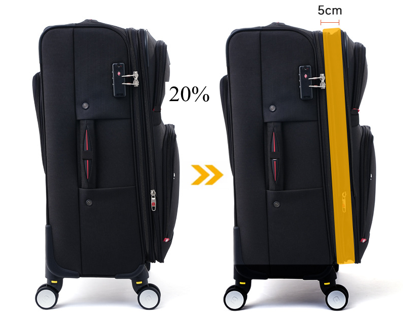 حقيبة سفر 20 بوصة بعجلات قابلة - مراجعة Spinner Wheel Rolling Suitcase 20 Inch وسعره