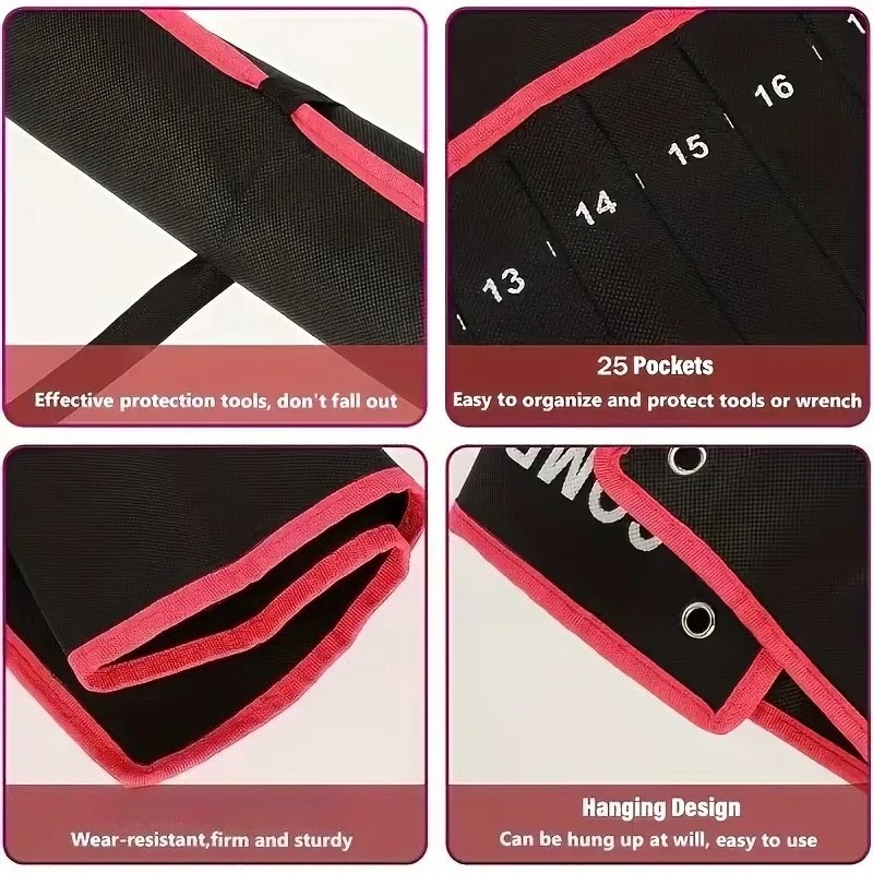 منظم أدوات TINSOL بـ 14 جيبًا، - مراجعة Foldable Rolling Luggage Bag وسعره