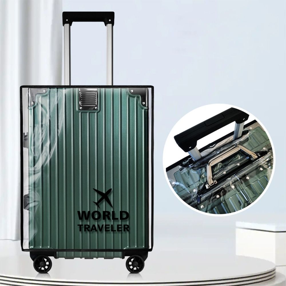 غطاء حقائب شفاف من البولي فيني - مراجعة Waterproof Suitcase Cover Protector وسعره