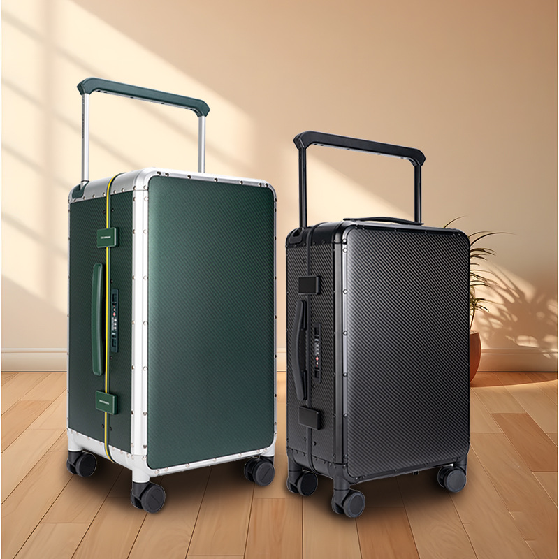 حقيبة سفر من ألياف الكربون مقا - مراجعة Spinner Wheel Rolling Suitcase 20 Inch وسعره