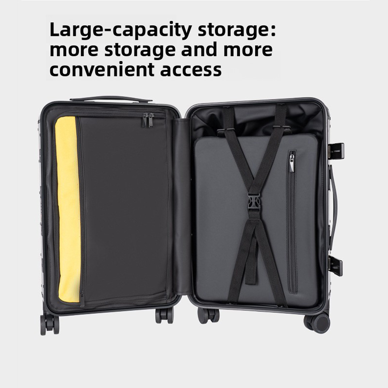 حقيبة سفر من ألياف الكربون مقا - مراجعة Spinner Wheel Rolling Suitcase 20 Inch وسعره