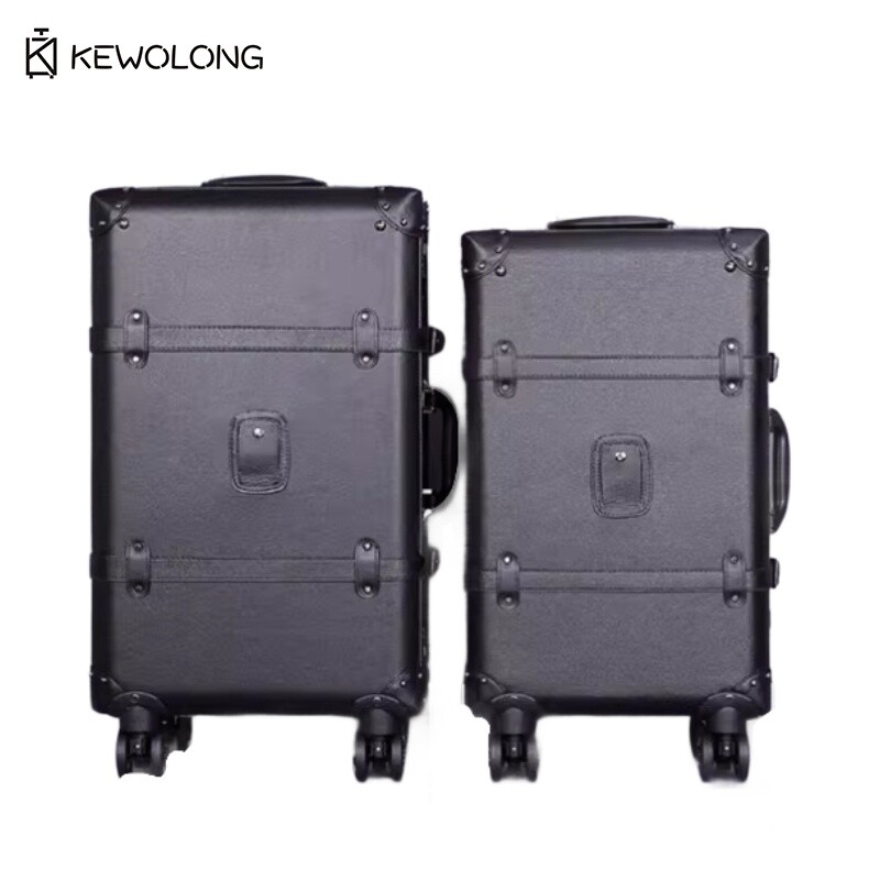 مجموعة حقائب كلاسيكية 20 24 -  - مراجعة Retro Vintage Trunk Suitcase وسعره