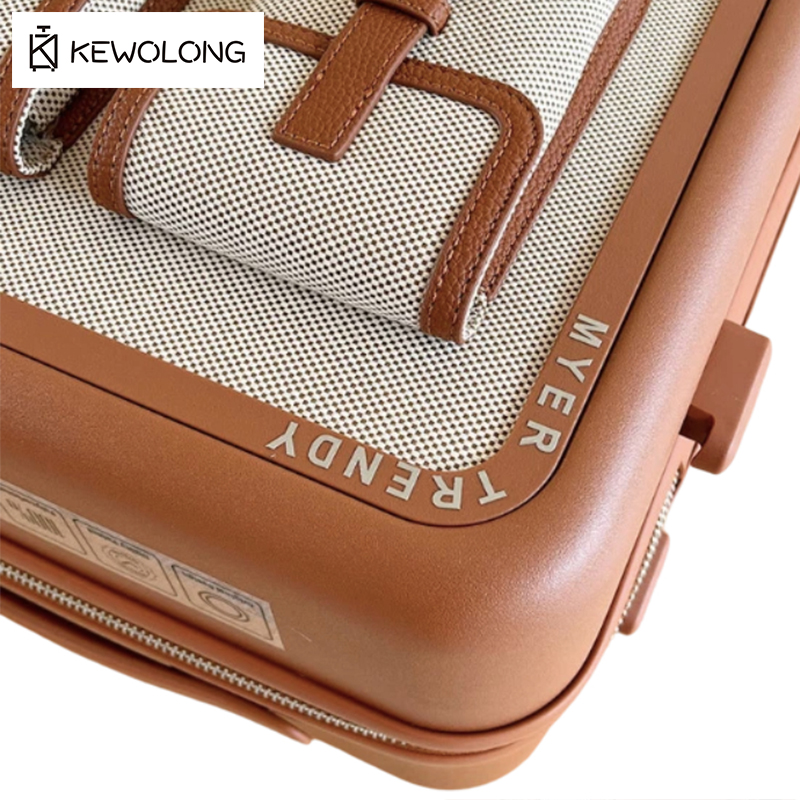 حقيبة سفر قماشية عتيقة الطراز  - مراجعة Spinner Wheel Rolling Suitcase 20 Inch وسعره