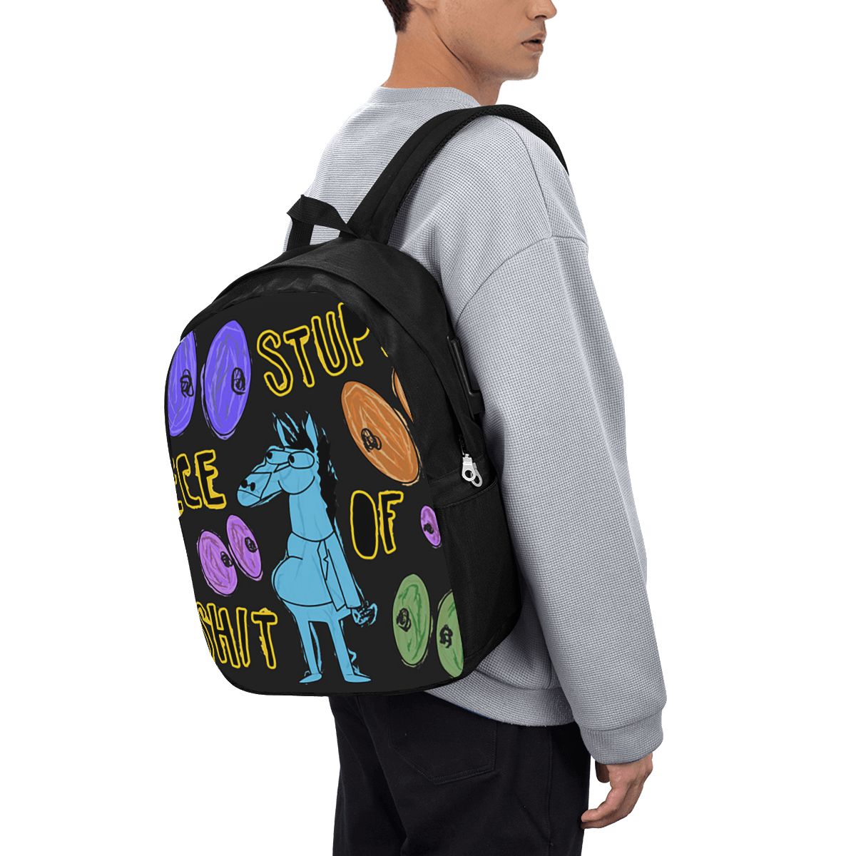 حقيبة ظهر كرتونية من Bojack Ho - مراجعة Travel Bags وسعره