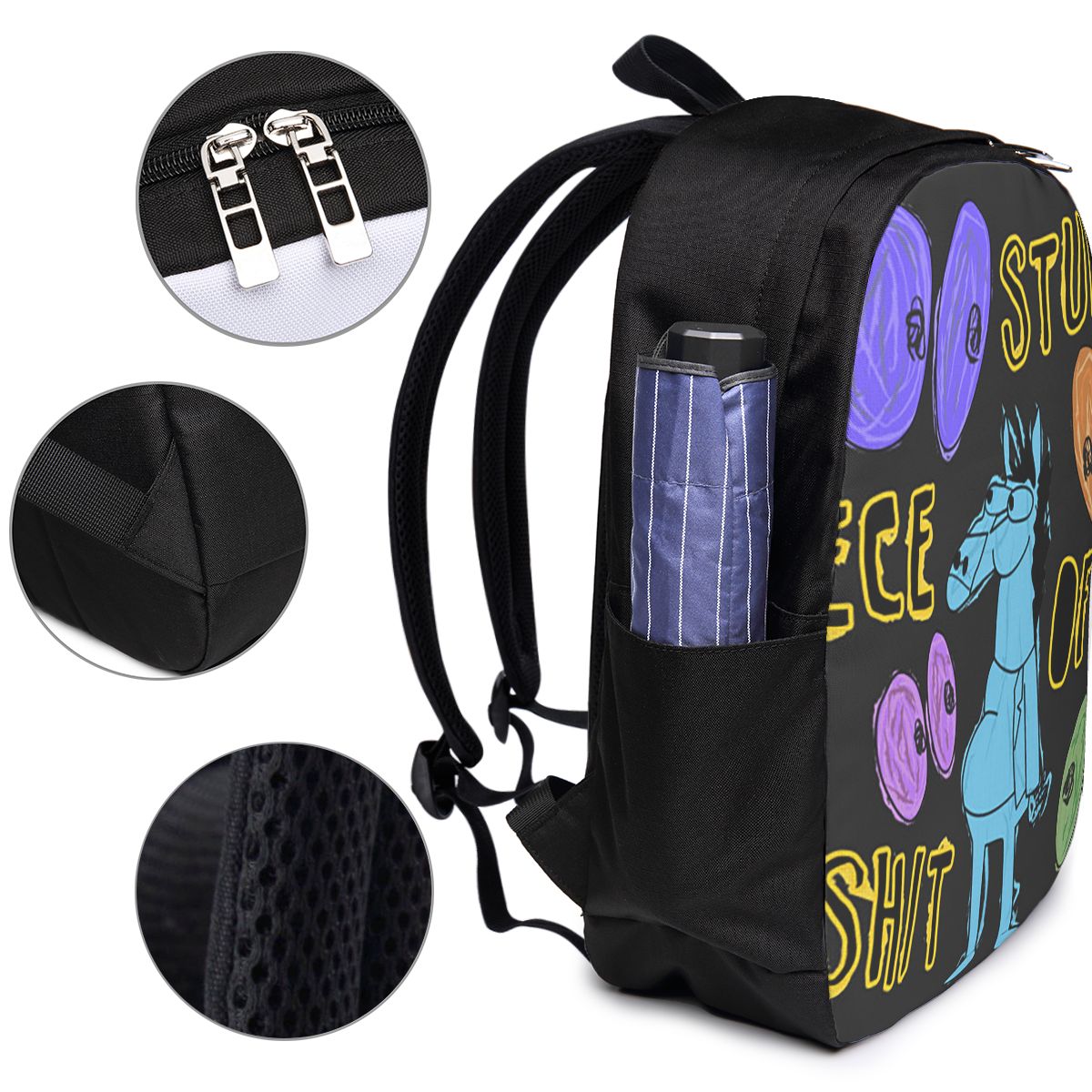 حقيبة ظهر كرتونية من Bojack Ho - مراجعة Travel Bags وسعره