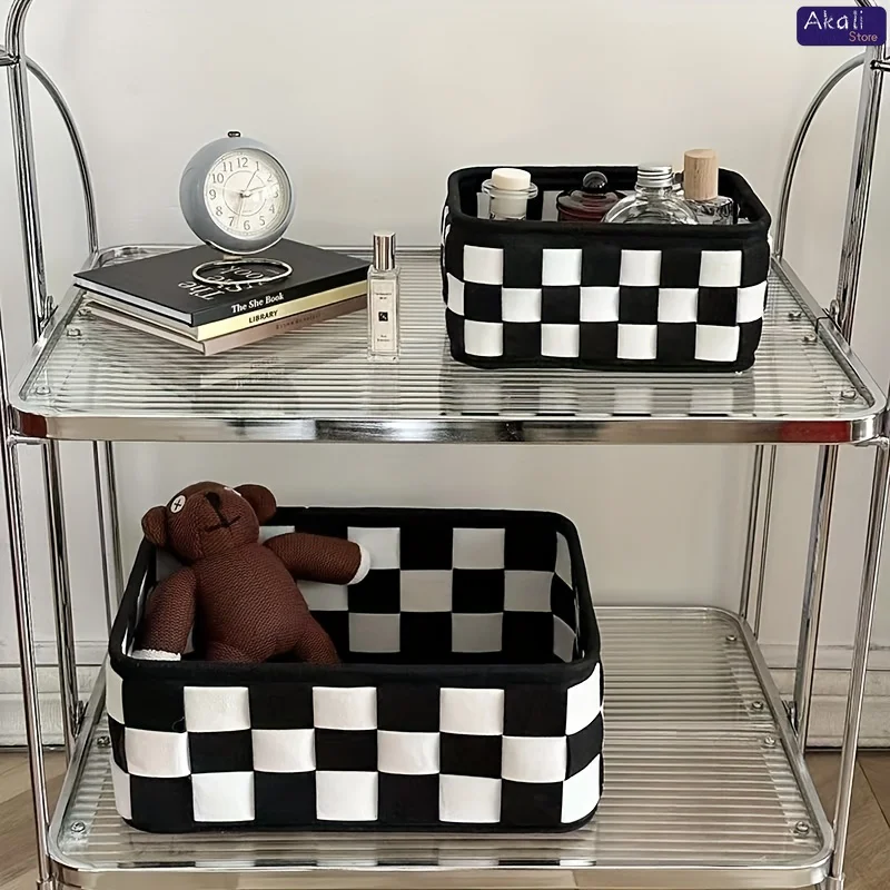 سلة تخزين مربعة باللونين الأسو - مراجعة Cosmetic Bags وسعره
