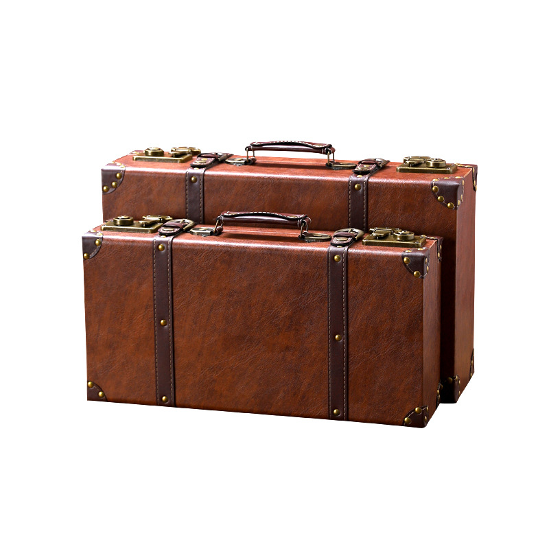 حقيبة خشبية عتيقة متعددة الوظا - مراجعة Retro Vintage Trunk Suitcase وسعره