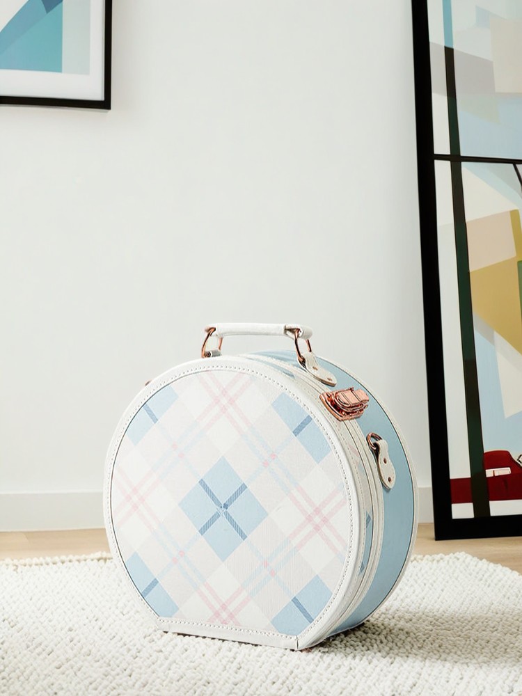 حقيبة حمل جلدية كلاسيكية مقاس  - مراجعة Retro Vintage Trunk Suitcase وسعره