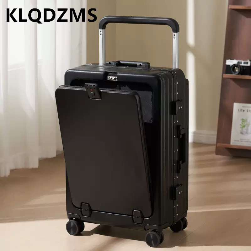 حقيبة سفر KLQDZMS مقاس 20 و22  - مراجعة Front Opening Laptop Luggage 24 Inch وسعره