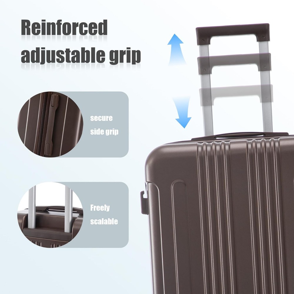 مجموعة حقائب سفر من 3 قطع قابل - مراجعة Expandable Hard Shell Luggage Set وسعره